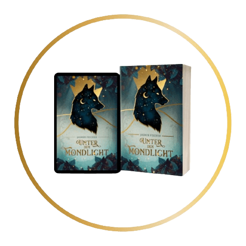 Unter dem Mondlicht von Jasmin Fischer Werwolf-Romantasy in Unter dem Mondlicht